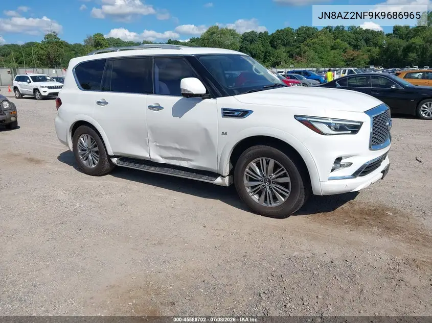 2019 Infiniti Qx80 Luxe VIN: JN8AZ2NF9K9686965 Lot: 45588702