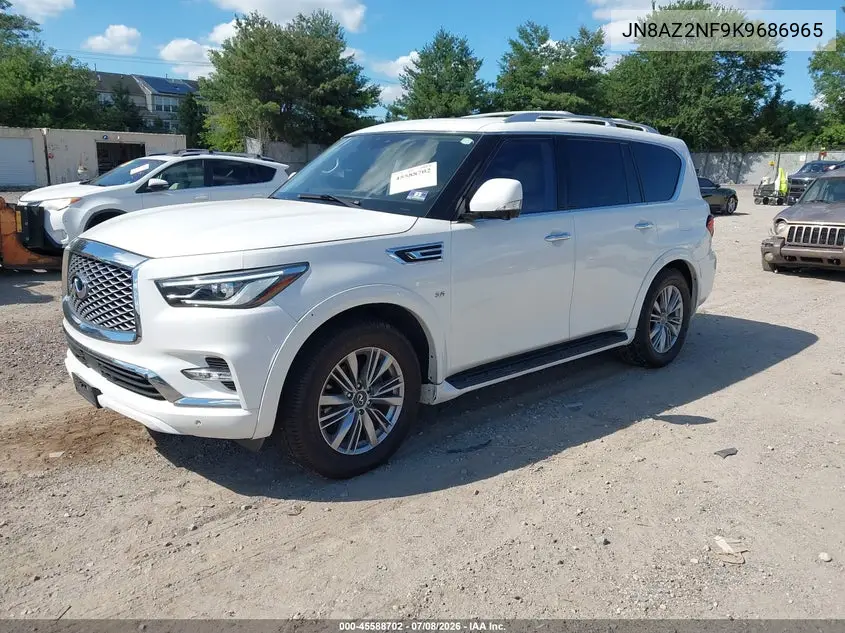 2019 Infiniti Qx80 Luxe VIN: JN8AZ2NF9K9686965 Lot: 45588702