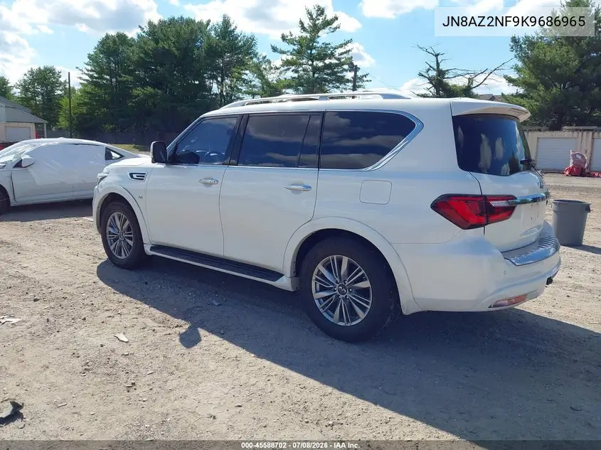 2019 Infiniti Qx80 Luxe VIN: JN8AZ2NF9K9686965 Lot: 45588702