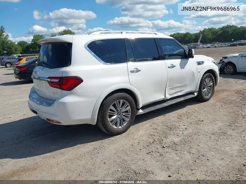 2019 Infiniti Qx80 Luxe VIN: JN8AZ2NF9K9686965 Lot: 45588702
