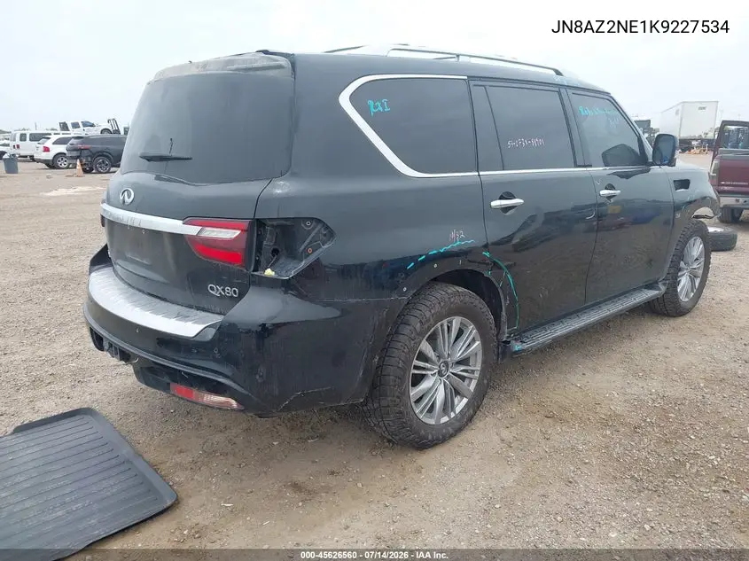 2019 Infiniti Qx80 Luxe VIN: JN8AZ2NE1K9227534 Lot: 45626560