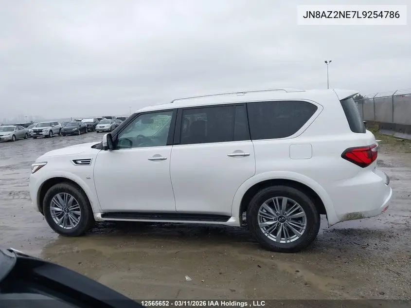 2020 Infiniti Qx80 Luxe/Limited VIN: JN8AZ2NE7L9254786 Lot: 12565652