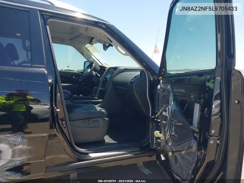 2020 Infiniti Qx80 Luxe VIN: JN8AZ2NF5L9705433 Lot: 45189791