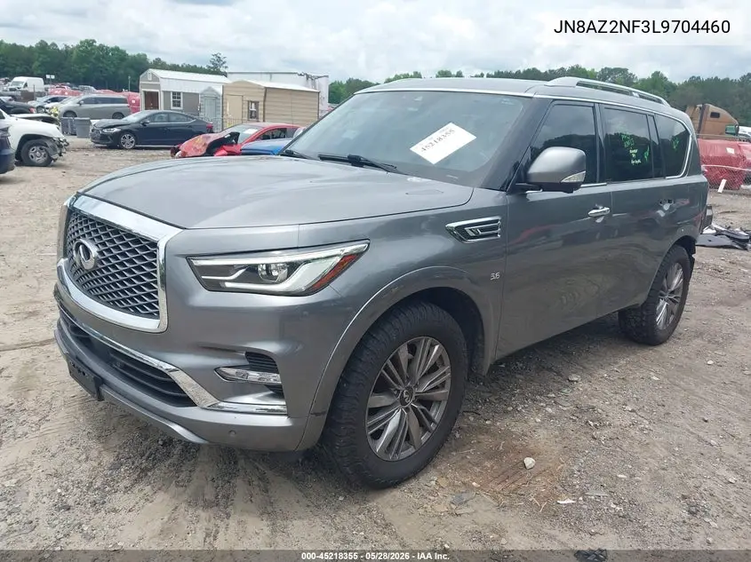2020 Infiniti Qx80 Luxe VIN: JN8AZ2NF3L9704460 Lot: 45218355