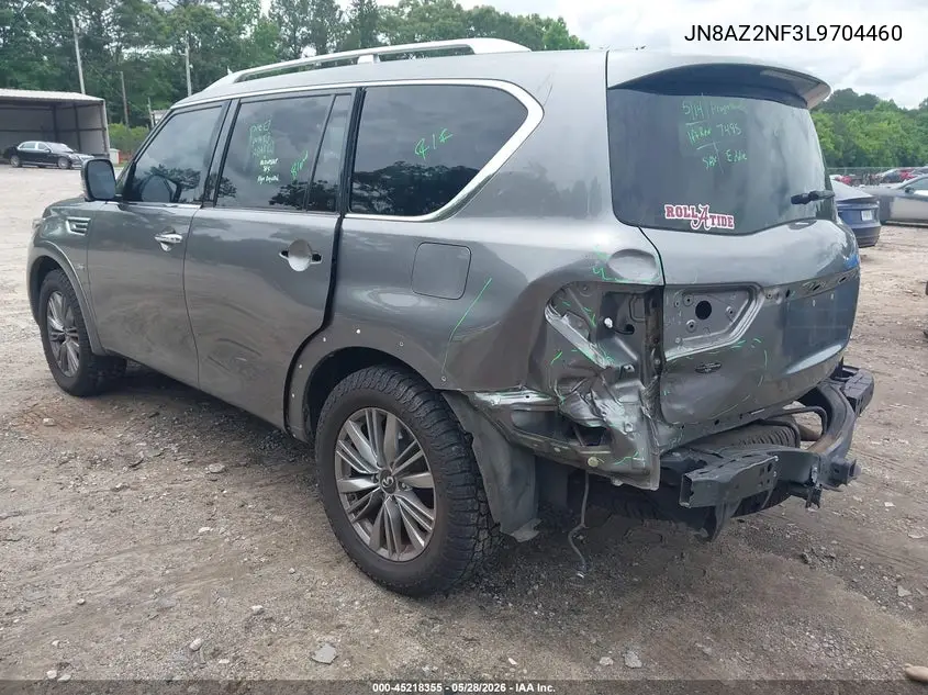 2020 Infiniti Qx80 Luxe VIN: JN8AZ2NF3L9704460 Lot: 45218355