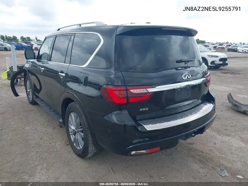 2020 Infiniti Qx80 Luxe Awd VIN: JN8AZ2NE5L9255791 Lot: 45292758