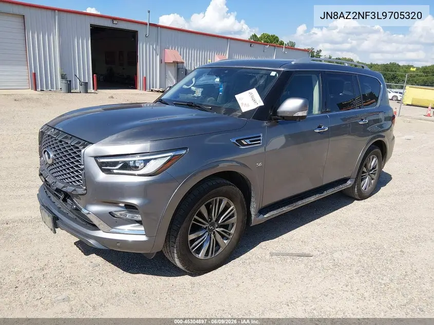 2020 Infiniti Qx80 Luxe VIN: JN8AZ2NF3L9705320 Lot: 45304897