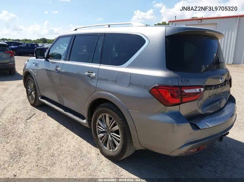 2020 Infiniti Qx80 Luxe VIN: JN8AZ2NF3L9705320 Lot: 45304897