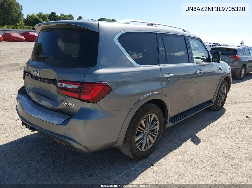 2020 Infiniti Qx80 Luxe VIN: JN8AZ2NF3L9705320 Lot: 45304897