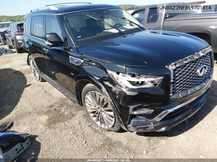 2020 Infiniti Qx80 Luxe VIN: JN8AZ2NF8L9701814 Lot: 45334677