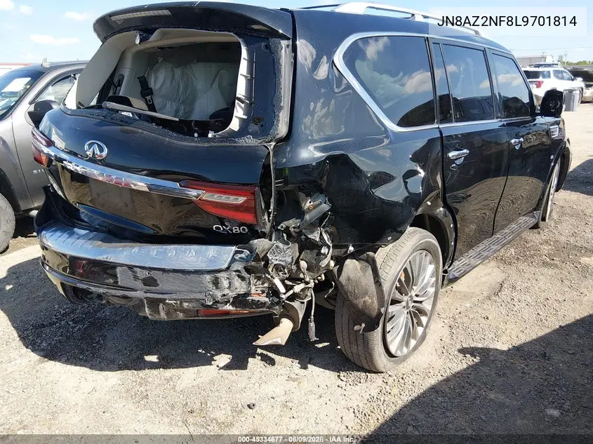 2020 Infiniti Qx80 Luxe VIN: JN8AZ2NF8L9701814 Lot: 45334677