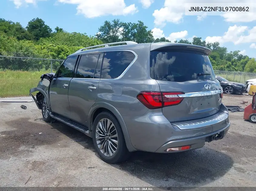 2020 Infiniti Qx80 Luxe VIN: JN8AZ2NF3L9700862 Lot: 45358456