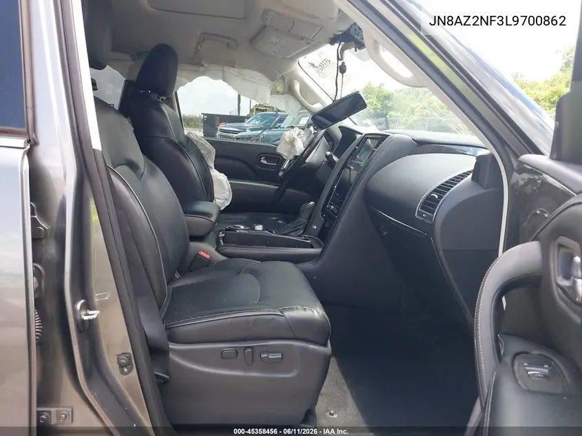 2020 Infiniti Qx80 Luxe VIN: JN8AZ2NF3L9700862 Lot: 45358456