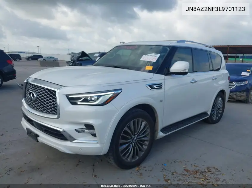 2020 Infiniti Qx80 Luxe VIN: JN8AZ2NF3L9701123 Lot: 45441660