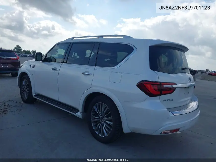 2020 Infiniti Qx80 Luxe VIN: JN8AZ2NF3L9701123 Lot: 45441660