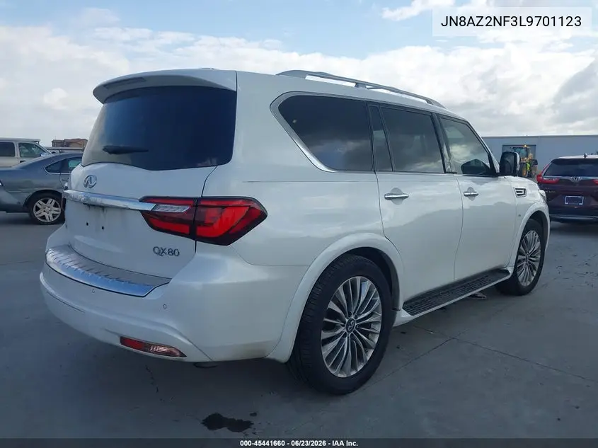 2020 Infiniti Qx80 Luxe VIN: JN8AZ2NF3L9701123 Lot: 45441660