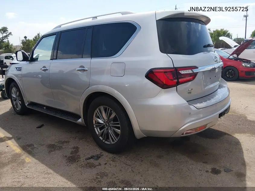 2020 Infiniti Qx80 Luxe Awd VIN: JN8AZ2NE3L9255725 Lot: 45454724