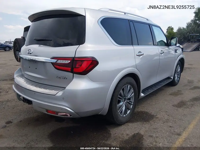 2020 Infiniti Qx80 Luxe Awd VIN: JN8AZ2NE3L9255725 Lot: 45454724