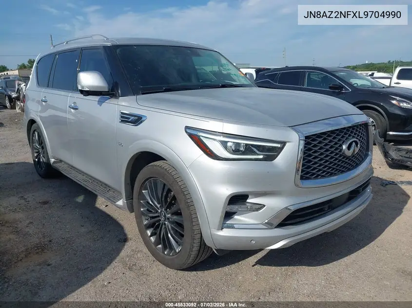 2020 Infiniti Qx80 Luxe VIN: JN8AZ2NFXL9704990 Lot: 45533092