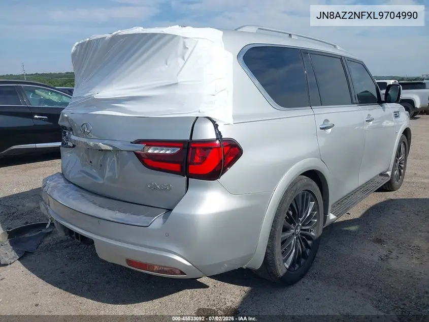 2020 Infiniti Qx80 Luxe VIN: JN8AZ2NFXL9704990 Lot: 45533092