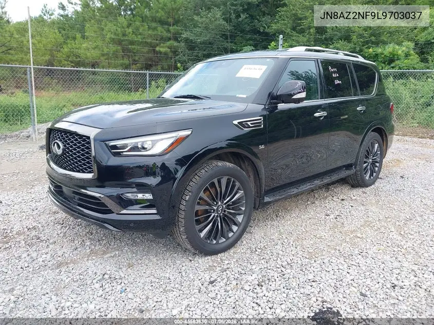 2020 Infiniti Qx80 Luxe VIN: JN8AZ2NF9L9703037 Lot: 45563630