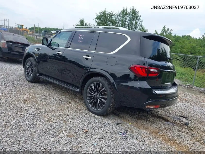 2020 Infiniti Qx80 Luxe VIN: JN8AZ2NF9L9703037 Lot: 45563630