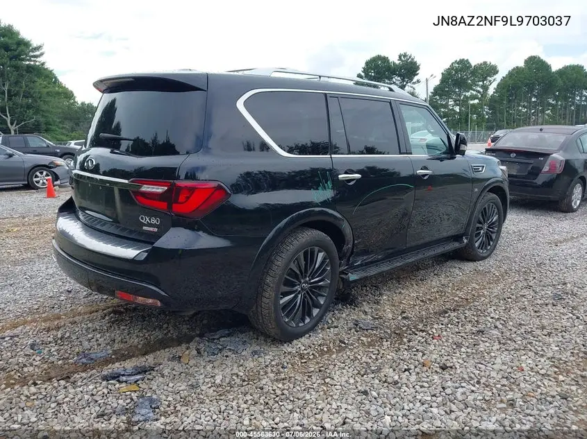 2020 Infiniti Qx80 Luxe VIN: JN8AZ2NF9L9703037 Lot: 45563630