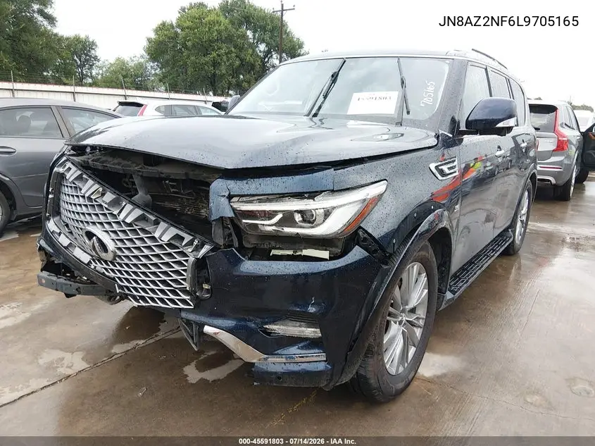 2020 Infiniti Qx80 Luxe VIN: JN8AZ2NF6L9705165 Lot: 45591803