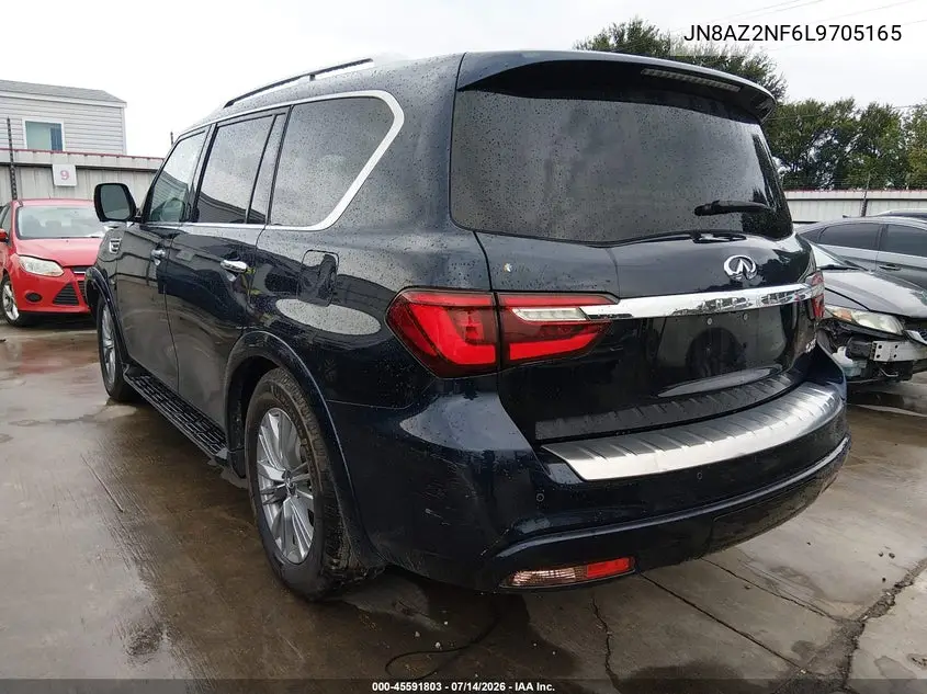 2020 Infiniti Qx80 Luxe VIN: JN8AZ2NF6L9705165 Lot: 45591803