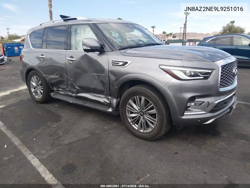 2020 Infiniti Qx80 Luxe Awd VIN: JN8AZ2NE9L9251016 Lot: 45632581