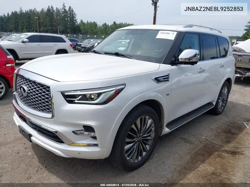 2020 Infiniti Qx80 Luxe Awd VIN: JN8AZ2NE8L9252853 Lot: 45658615