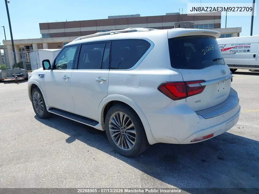 2021 Infiniti Qx80 Luxe/Premium Select VIN: JN8AZ2AE3M9272709 Lot: 20268905