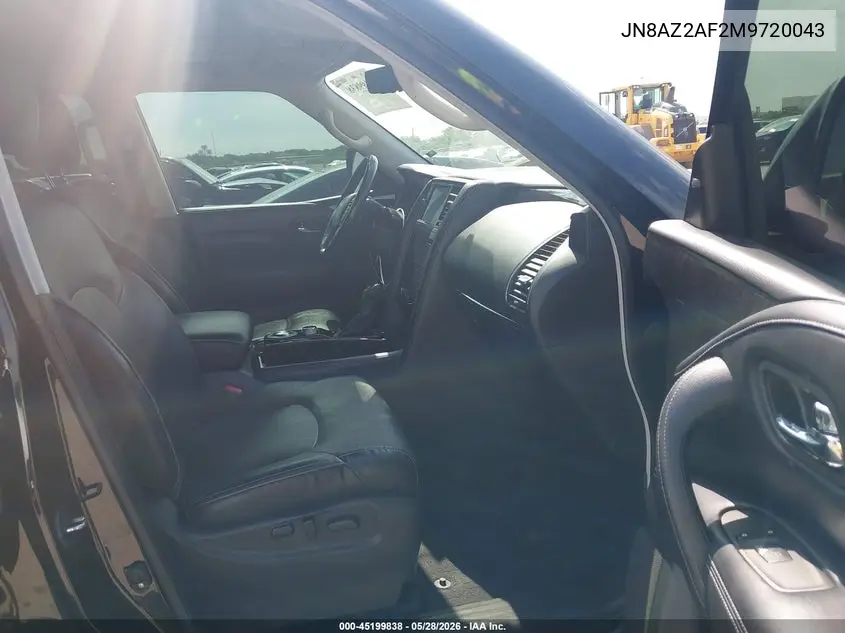 2021 Infiniti Qx80 Luxe VIN: JN8AZ2AF2M9720043 Lot: 45199838