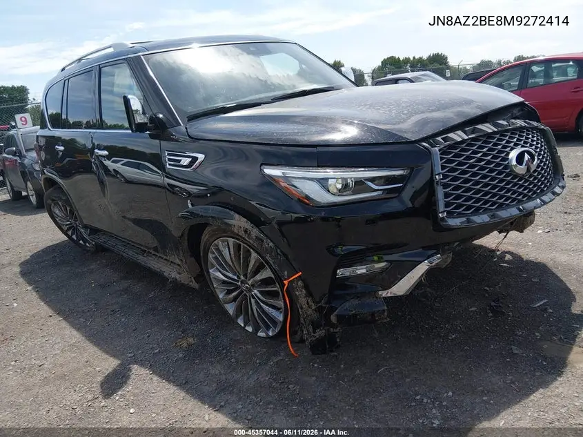 2021 Infiniti Qx80 Sensory Awd VIN: JN8AZ2BE8M9272414 Lot: 45357044