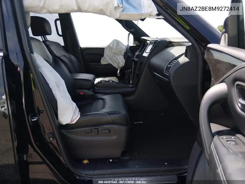 2021 Infiniti Qx80 Sensory Awd VIN: JN8AZ2BE8M9272414 Lot: 45357044