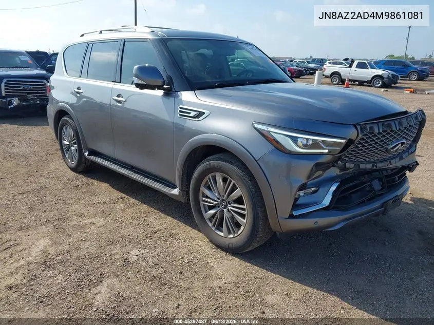 2021 Infiniti Qx80 Luxe VIN: JN8AZ2AD4M9861081 Lot: 45397487