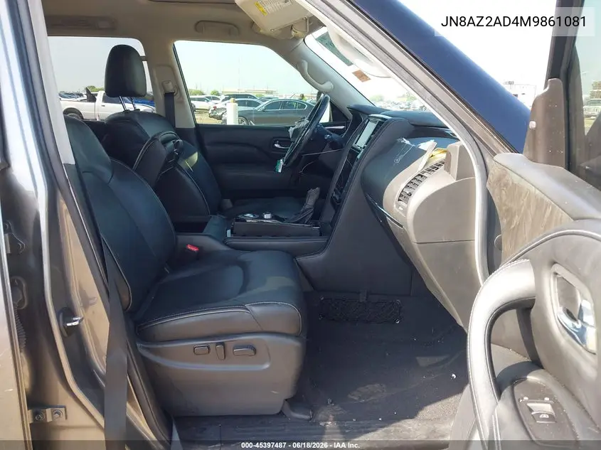 2021 Infiniti Qx80 Luxe VIN: JN8AZ2AD4M9861081 Lot: 45397487
