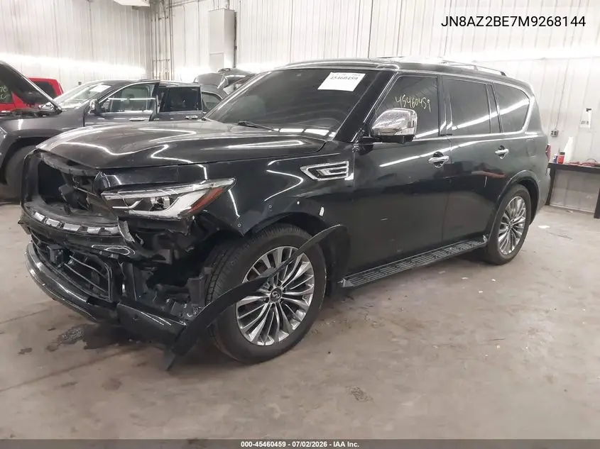 2021 Infiniti Qx80 Sensory Awd VIN: JN8AZ2BE7M9268144 Lot: 45460459
