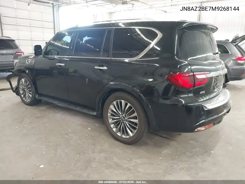 2021 Infiniti Qx80 Sensory Awd VIN: JN8AZ2BE7M9268144 Lot: 45460459