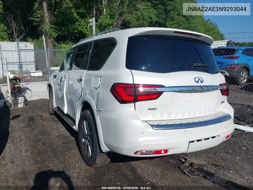 2022 Infiniti Qx80 Luxe Awd/Premium Select Awd/Sensory Awd VIN: JN8AZ2AE3N9293044 Lot: 45550139