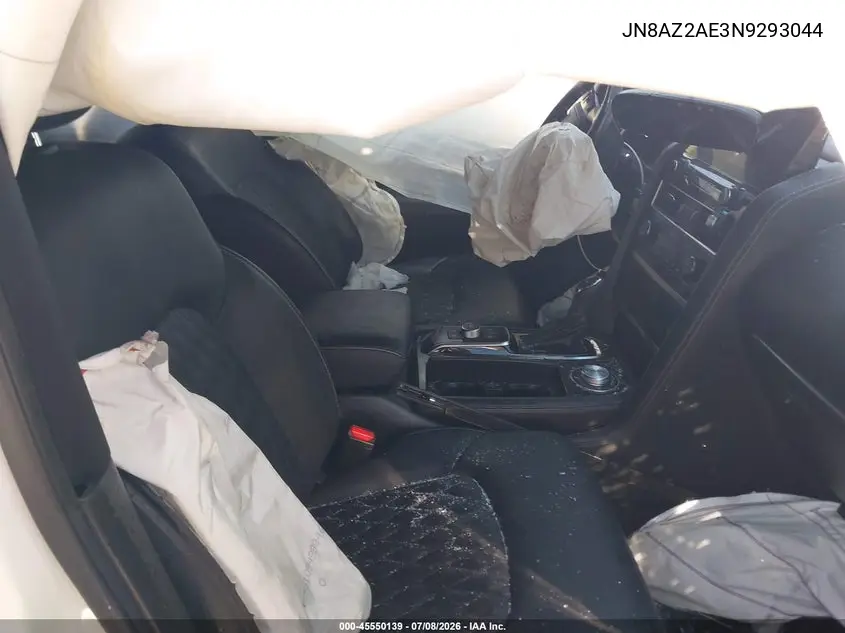 2022 Infiniti Qx80 Luxe Awd/Premium Select Awd/Sensory Awd VIN: JN8AZ2AE3N9293044 Lot: 45550139