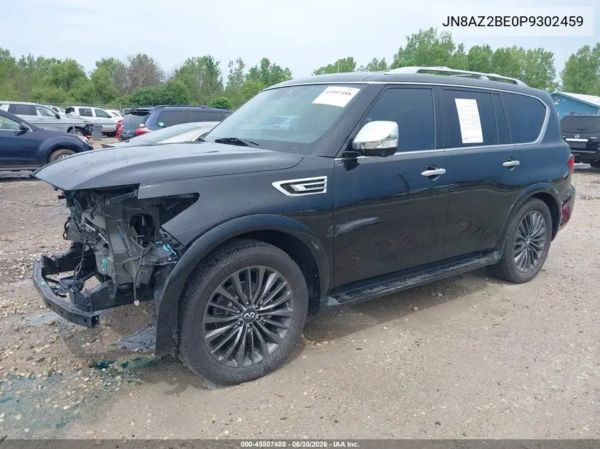 2023 Infiniti Qx80 Sensory Awd VIN: JN8AZ2BE0P9302459 Lot: 45507488