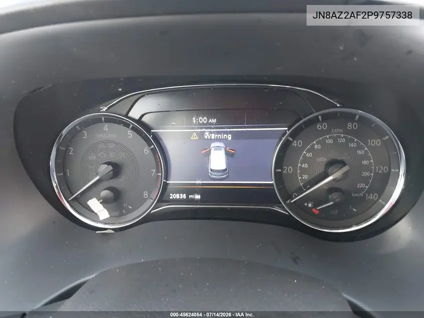 2023 Infiniti Qx80 Premium Select VIN: JN8AZ2AF2P9757338 Lot: 45624054
