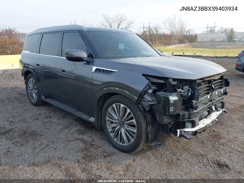 JN8AZ3BBXS9403934 2025 Infiniti Qx80 Luxe Awd