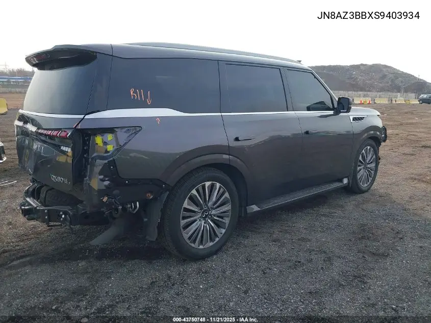 JN8AZ3BBXS9403934 2025 Infiniti Qx80 Luxe Awd