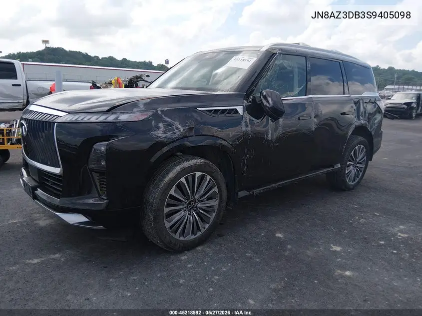 2025 Infiniti Qx80 Sensory Awd VIN: JN8AZ3DB3S9405098 Lot: 45218592