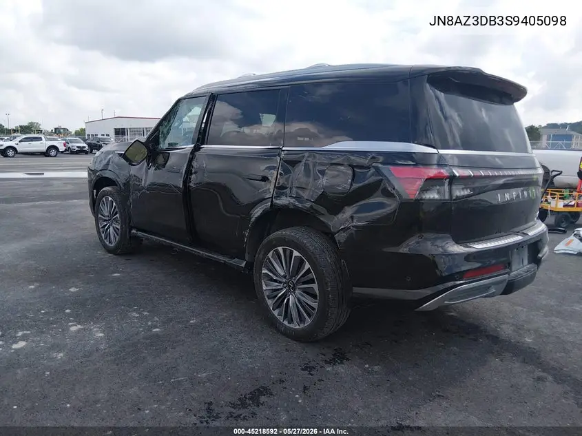 2025 Infiniti Qx80 Sensory Awd VIN: JN8AZ3DB3S9405098 Lot: 45218592