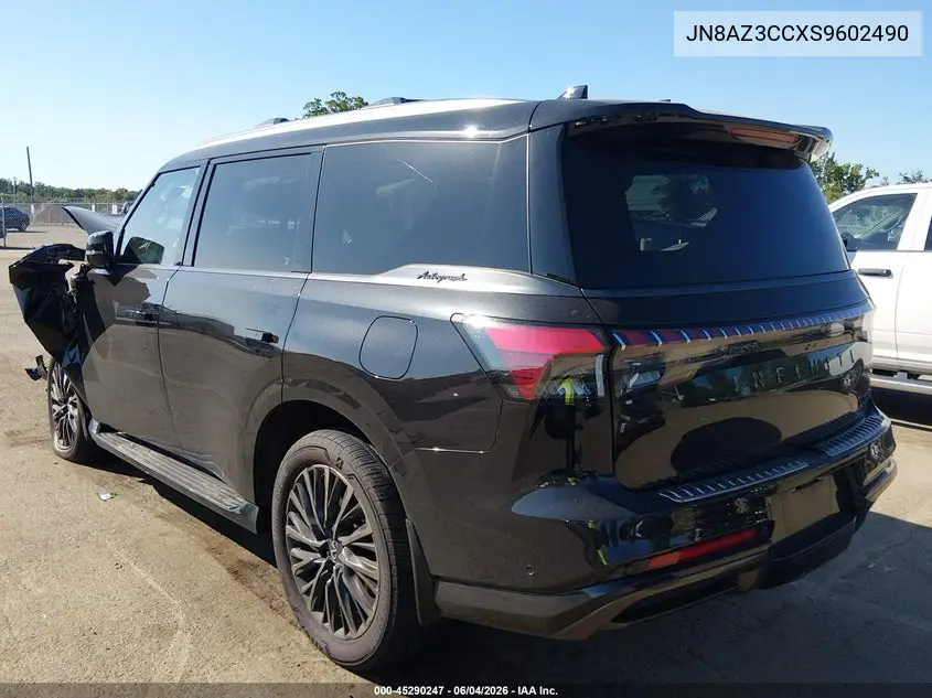 2025 Infiniti Qx80 Autograph Awd VIN: JN8AZ3CCXS9602490 Lot: 45290247
