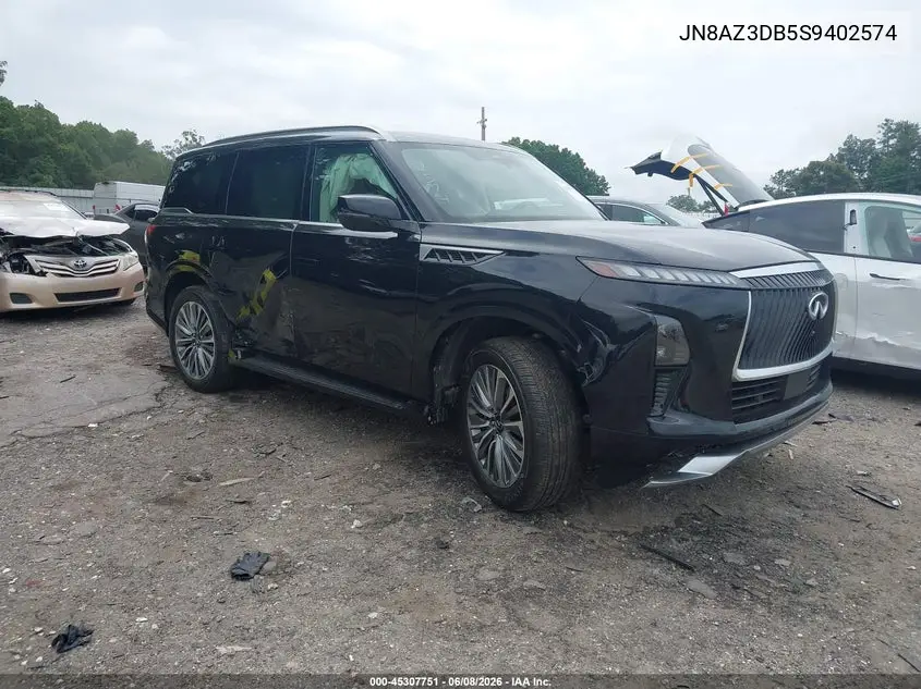 2025 Infiniti Qx80 Sensory Awd VIN: JN8AZ3DB5S9402574 Lot: 45307751