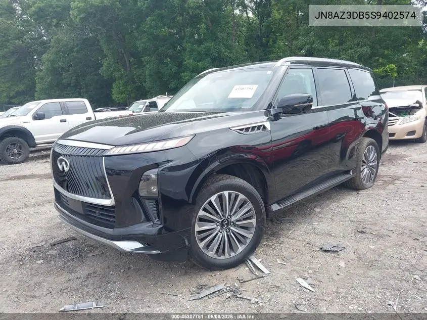 2025 Infiniti Qx80 Sensory Awd VIN: JN8AZ3DB5S9402574 Lot: 45307751